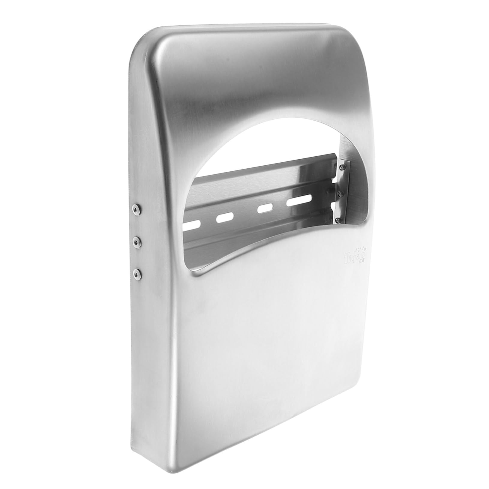 Ciieeo Bathroom Toilet Seat Cover Holder 1/4 Fold Stainless Steel Dispenser for Commercial Use