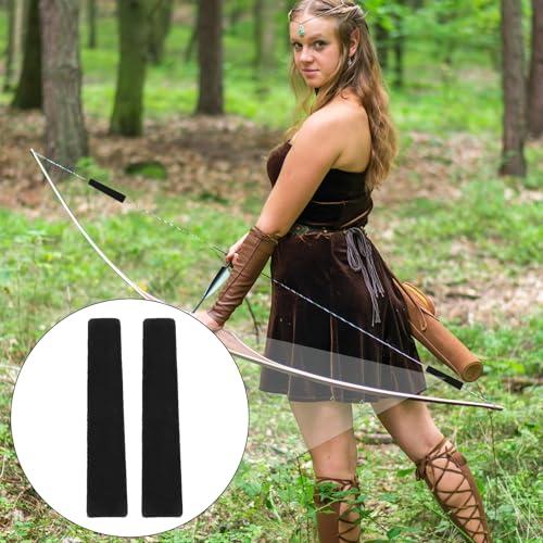 Sinbana 4pcs Archery Bow String Silencers, Premium Limb Silencing Bowstring Silencers with Self-Adhesive Backing for Recurve Long & Compound Bow String Silencing Hunting Arrow Accessories - Image 6
