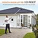 Light Bulb Changer High Ceilings - Light Bulb Changer with Extension Pole Light Bulb Changer with Baskets and Suction Cup Bulb Removal Tool for Household, Camping