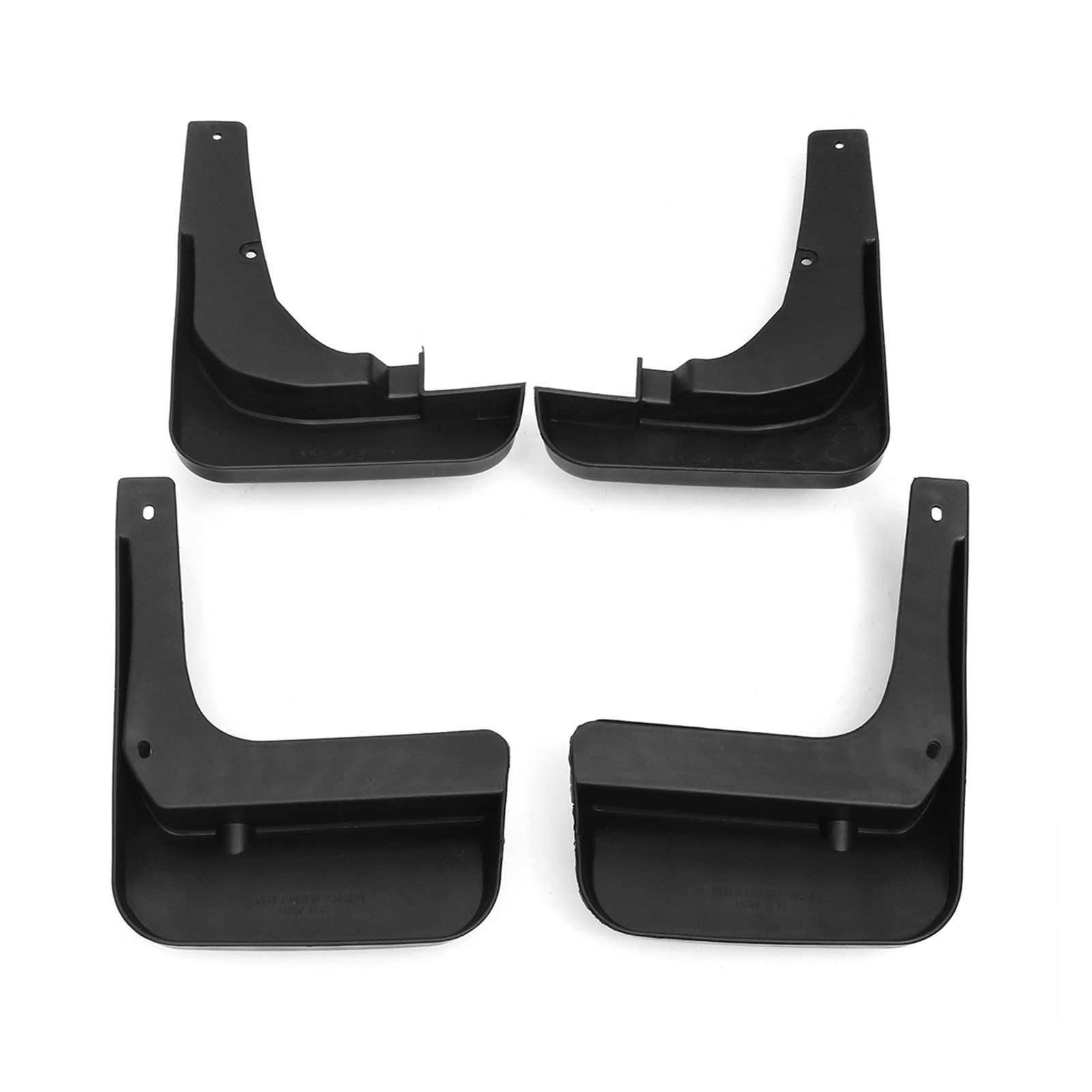 CAREG Fallato Fallato Auto Parafango Fender Splash Guards Mudflap Fango Guardia Compatibile con Toyota Highlander/Kluger 2011 2012 2013