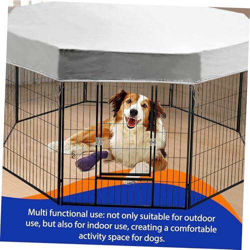 Parc de camping pour chien COLLBATH housse anti fuite et ombre - 8