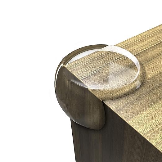 Corner Protector with Thickened Adhesive, Clear Baby Proofing Corner Guards Large Size & Soft Protect Children from Furniture & Sharp Table Corners (Ball Shaped)