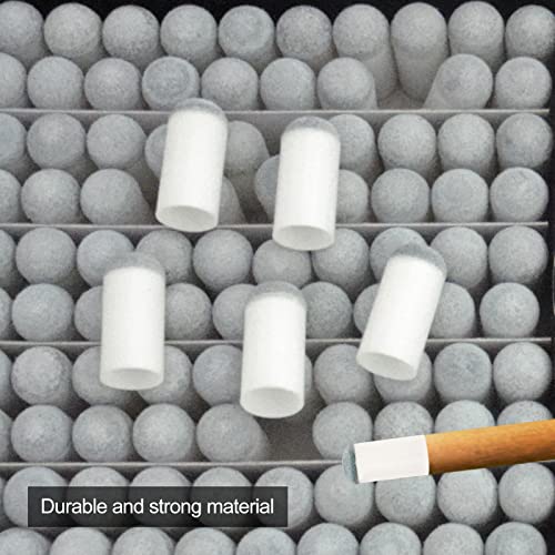 Llmsix 24 Pieces 13 Mm Pool Cue Tips Pool Stick Tips Slip On Cue Tips Replacement Pool Table Accessories For Pool Stick Billiard Cue Tips Replacements For Pool Cues And Snooker(Blue) #TOP1