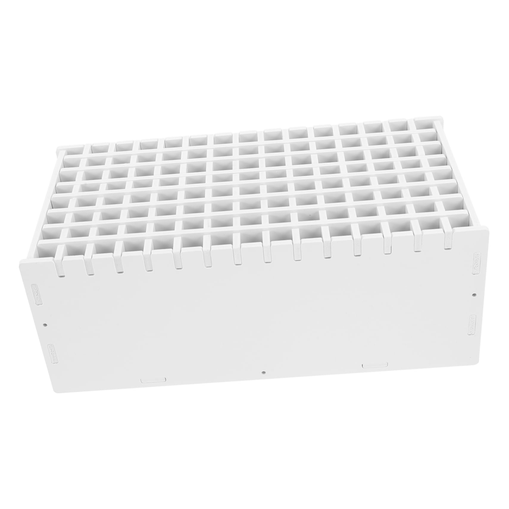 Organizzatore da Tavolo in Legno Bianco Scomparti per Penne