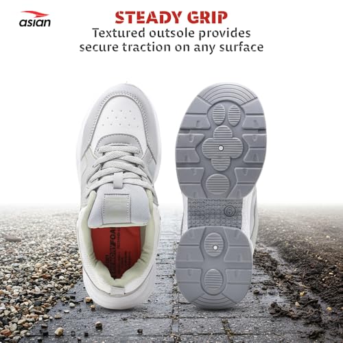 Image of ASIAN Aroma-11 Women's Sneakers | Trendy Lightweight Shoes for Women | Soft Arch Support, Grippy Outsole & Stylish Design for Casual, Travel & Everyday Style for Girls