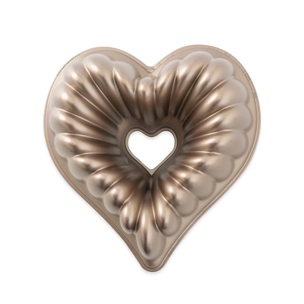 Nordic Ware 55548 de Aluminio Fundido Corazón Elegante Bundt Pan [Cocina] (japón importación)