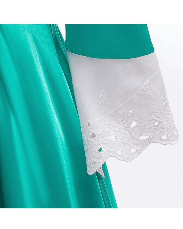 Binbo Princess Costume Dress Kids Grils Halloween Cosplay With Crown Magic Wand 3-12Y - 5