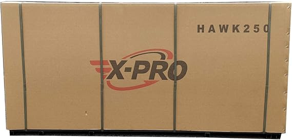 X-PRO Hawk 250 Dirt Bike Motorcycle Enduro Motorcycle, Big 21/18 Wheels! (Red)
