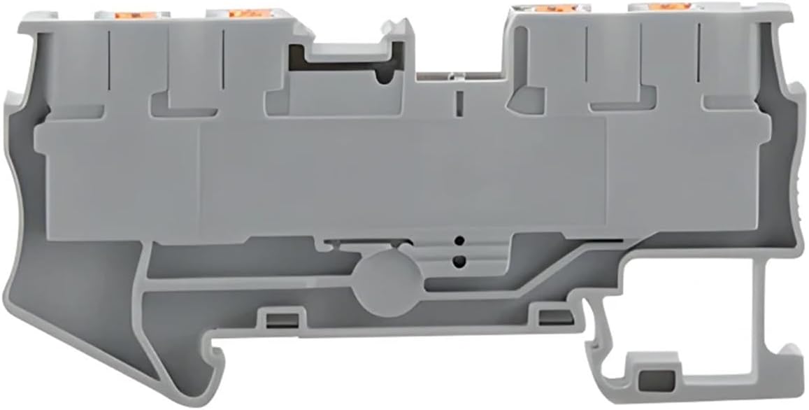 50Pcs Terminal Block PT2.5-Quattro 4 Conductor Din Rail Electrical Wire Spring Connection Push in Conductor Wire Connector