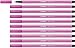 Price comparison product image Premium Fibre-Tip Pen - STABILO Pen 68 - Pack of 10 - Neon Pink
