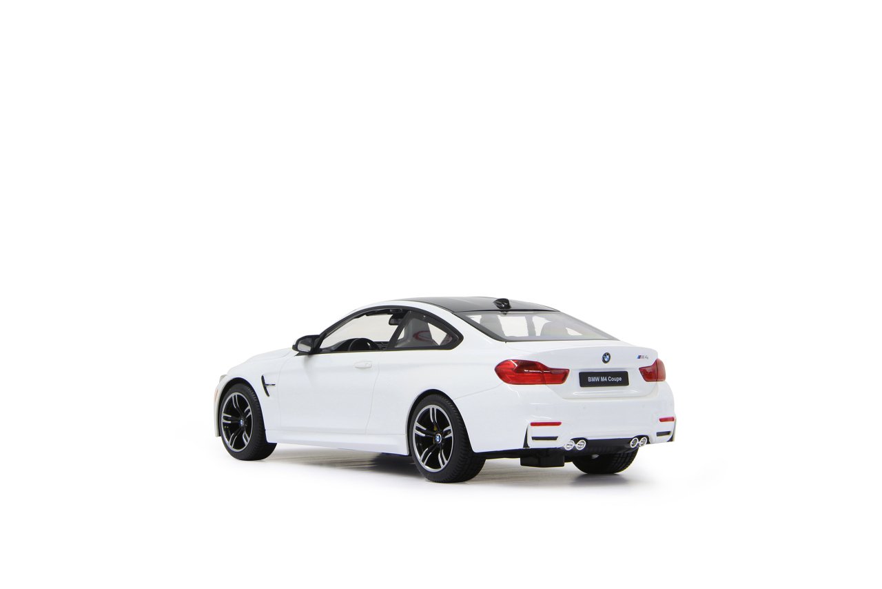 Jamara 404566 BMW M4 Coupe 1:14 2,4 GHz, oficjalnie licencjonowana, do 1 godz. czasu jazdy przy 11 km/h, LED, idealnie odwzorowane szczegóły, szczegółowe wnętrze, wysokiej jakości wykonanie