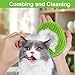 8 Pcs Silicone Grooming Strap Pad for Cats, Adjustable Rubber Cat Self Groomer Corner Scratcher, Cat Face Scratchers Massager for Long Short Hair, Self Grooming Cats Brush Rubbing Post Accessories
