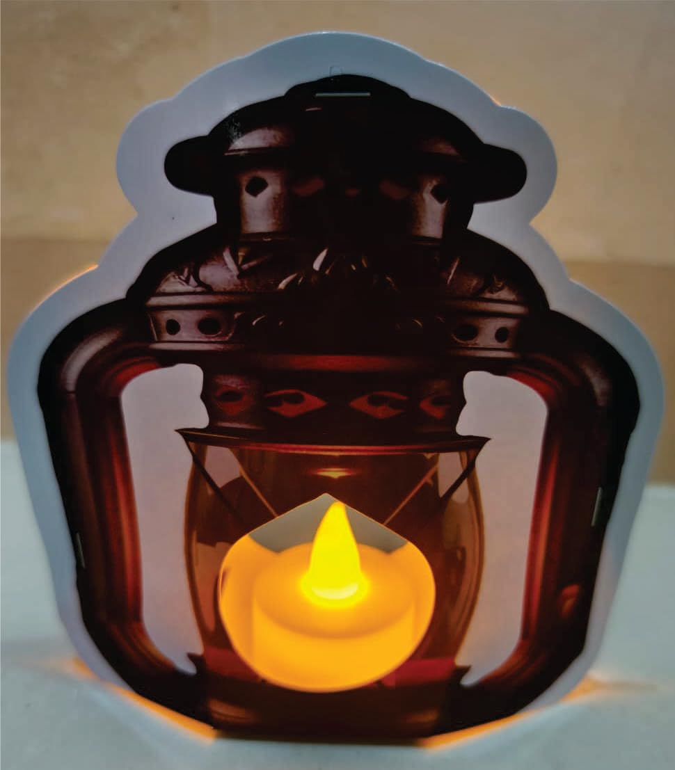 Diwali Special Unique 3D Design Classic Paper Lantern (15 Qty.). The Lantern Hanging or Sticking on a Wall or Cloth in a Home or Office, Creating a Beautiful Visual Effect.