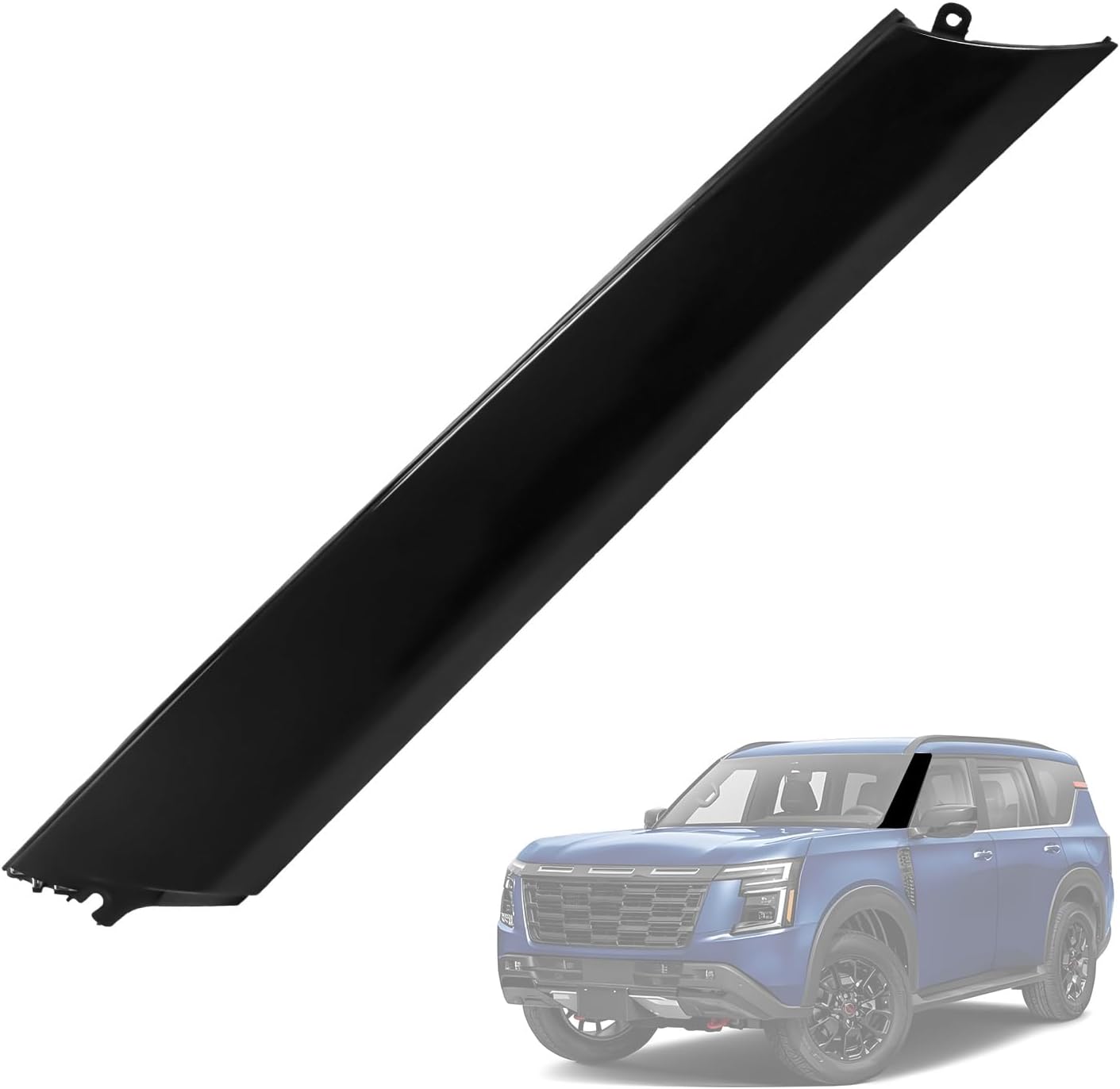 Windshield A-Pillar Trim Molding for 2017-2023 Nissan Armada, 2011-2013 Infiniti QX56, 2014-2023 Infiniti QX80, Front Driver Side Windshield Post Trim A Pillar Molding Cover