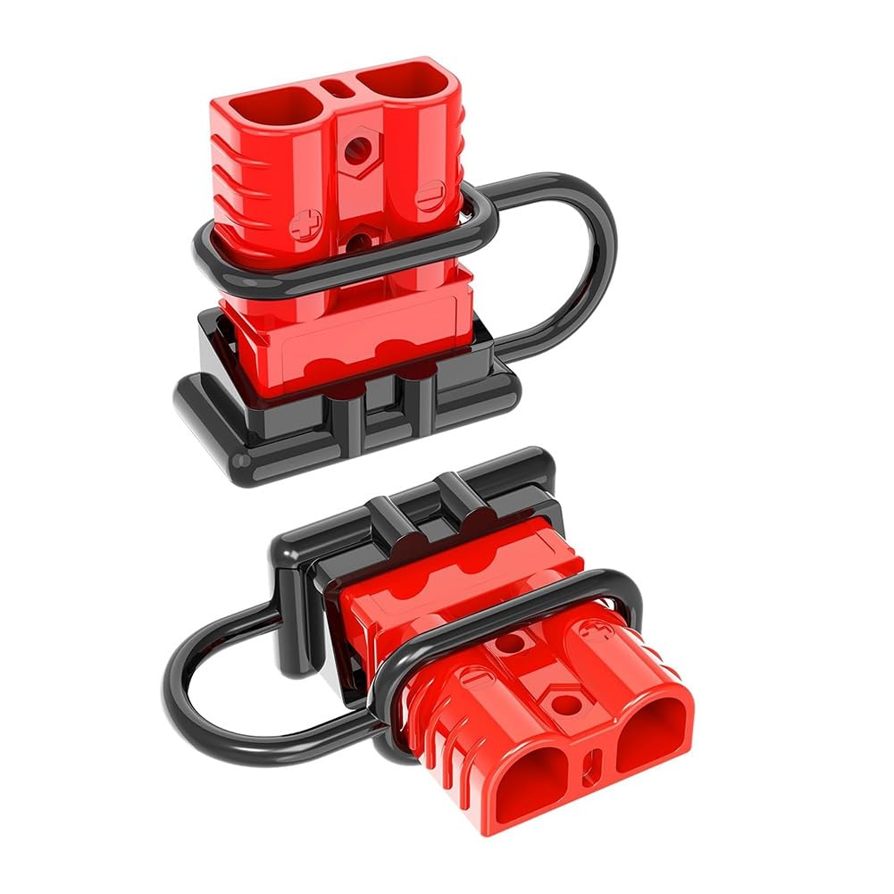 Connettore rapido 120 A, 2-6 gauge, batteria 12 V-36 V, connettore, connettore rapido per batteria (2 pezzi)