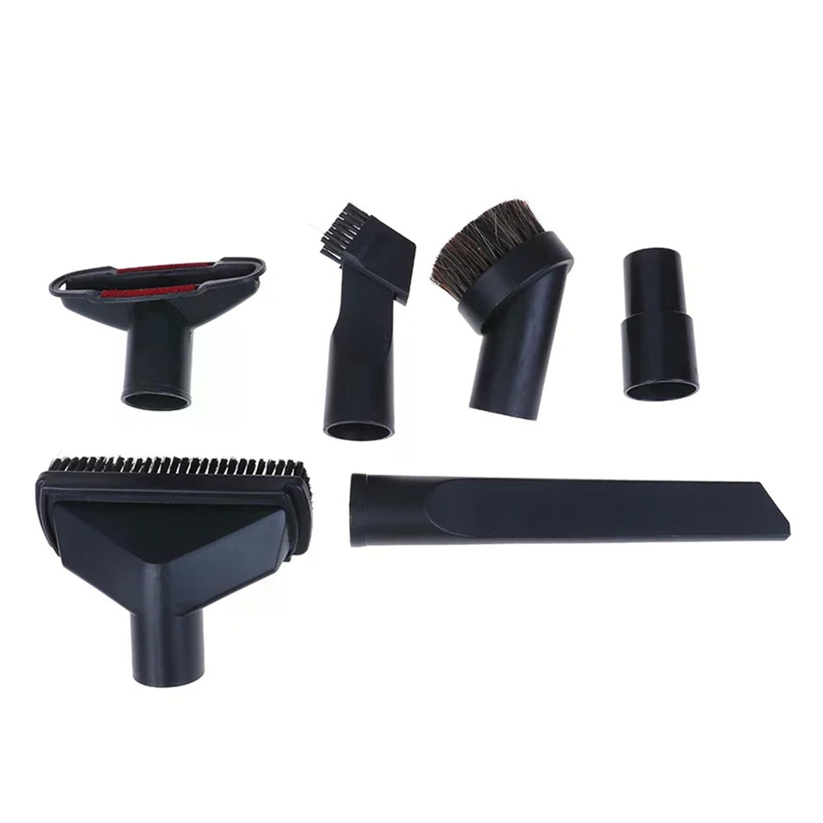 6-teiliges 32-mm-Universal-Vac-Bürstendüsen-Reinigungsset | 6-teiliges 32-mm-Universal-Reinigungsset inklusive Bürsten und Düsen. Passend for die meisten Staubsauger.