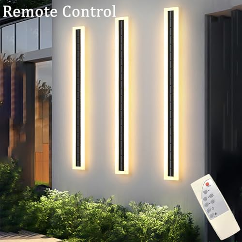 Applique murale solaire extérieure LED 3000K à 6500K avec télécommande étanche - 3