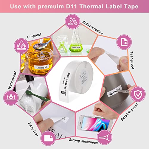 GuKKK D11 Portatile Stampante per Etichette