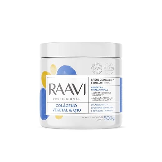 Raavi Creme De Massagem Colágeno E Q-10 500G