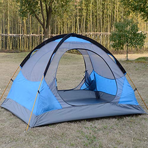 Carpa de Camping para 2-3 Personas Impermeable Amarilla miniatura 3