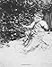 Little Boy Riding a Tricycle: A toddler riding his tricycle in overalls in 1920.