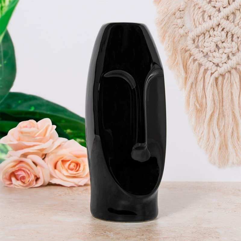 lesser and pavey LP48428 Vase | Black Face | 1 Piece-23 cm Accessory