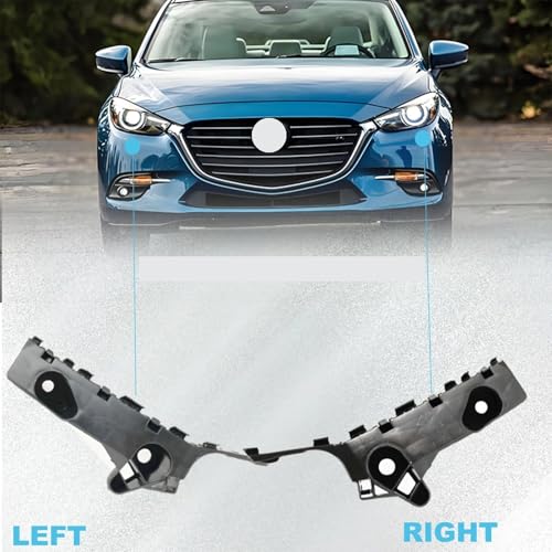 Support pare-chocs avant avec retenue optimale pour Mazda 3 Berline - 2