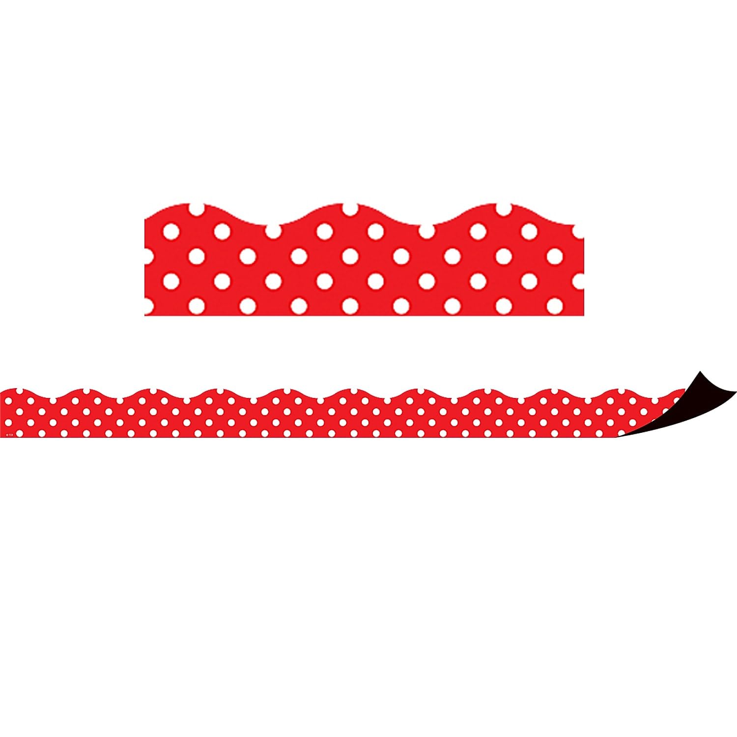 Teacher Created Ressourcen rot Polka Dots magnetisch Bordüre (77255)