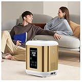 Medizinische Wasserstoff-Inhalator-Maschine, 99,99% ultrareines H2, tragbares Wasserstofftherapiegerät für Kliniken, 600 ml/min und 900 ml/min Optionen