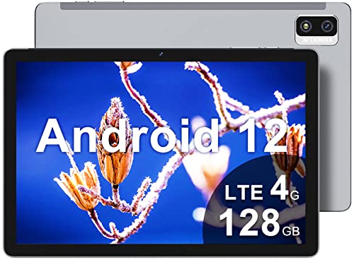 Jumper Tablette Android 12, 6Go DDR4 128Go eMMC (256Go TF), 10.1 Pouces Tablette Tactile, 8 Core, 4G LTE, 5G WiFi, 5MP+13MP Caméra, 6000mAh, BT5.0, SIM/Type-C/GPS/OTG, Métal, 2023