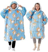 Amazon｜Winthome 着る毛布 着るブランケット 部屋着 ポケット付き