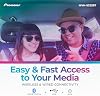 Pioneer MVH-S322BT estéreo para auto de 1 DIN con Bluetooth, USB, radio AM/FM | receptor de medios digital, cambio de color, salida de 50W x 4, ecualizador de 13 bandas, compatible con iPhone/Android, salidas RCA seleccionables delanteras/traseras/subwoofer 6