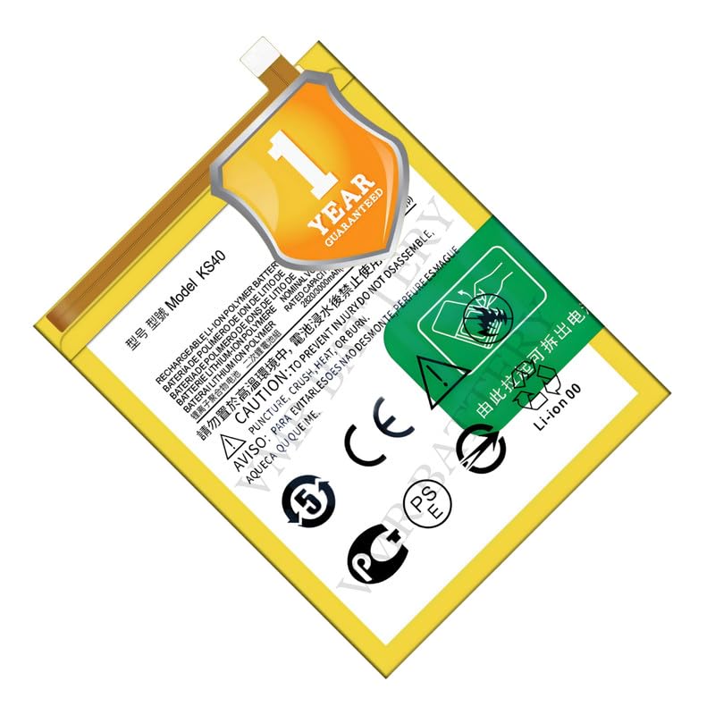Image of Original KS40 Battery Compatible for Motorola Moto E6 Play (XT2029, XT2029-1) - (3000mAh) - 1 Year Warranty K7