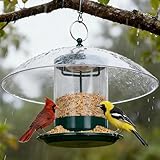 Gbekery Metal Bird Feeder for Outdoor Hanging with 12”...