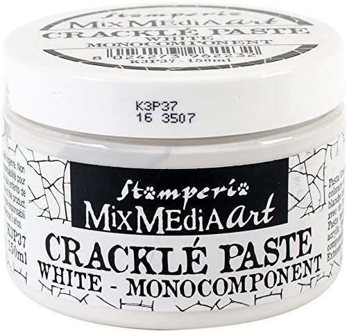 Stamperia K3P37 Crackle 150 ml, Pasta a Base de Agua, Multicolor, 7.5cmX6cm
