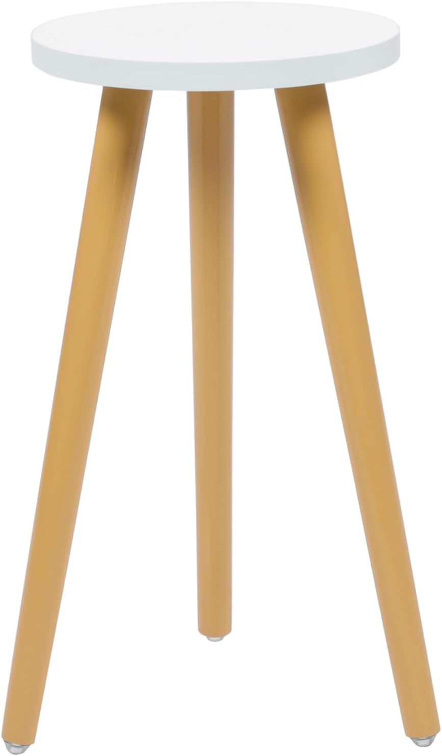 HANABASS Wood Plant Stand for Indoor Use Sturdy Round Flower Pot Stool Home Decoration for Succulent and Potted Plants