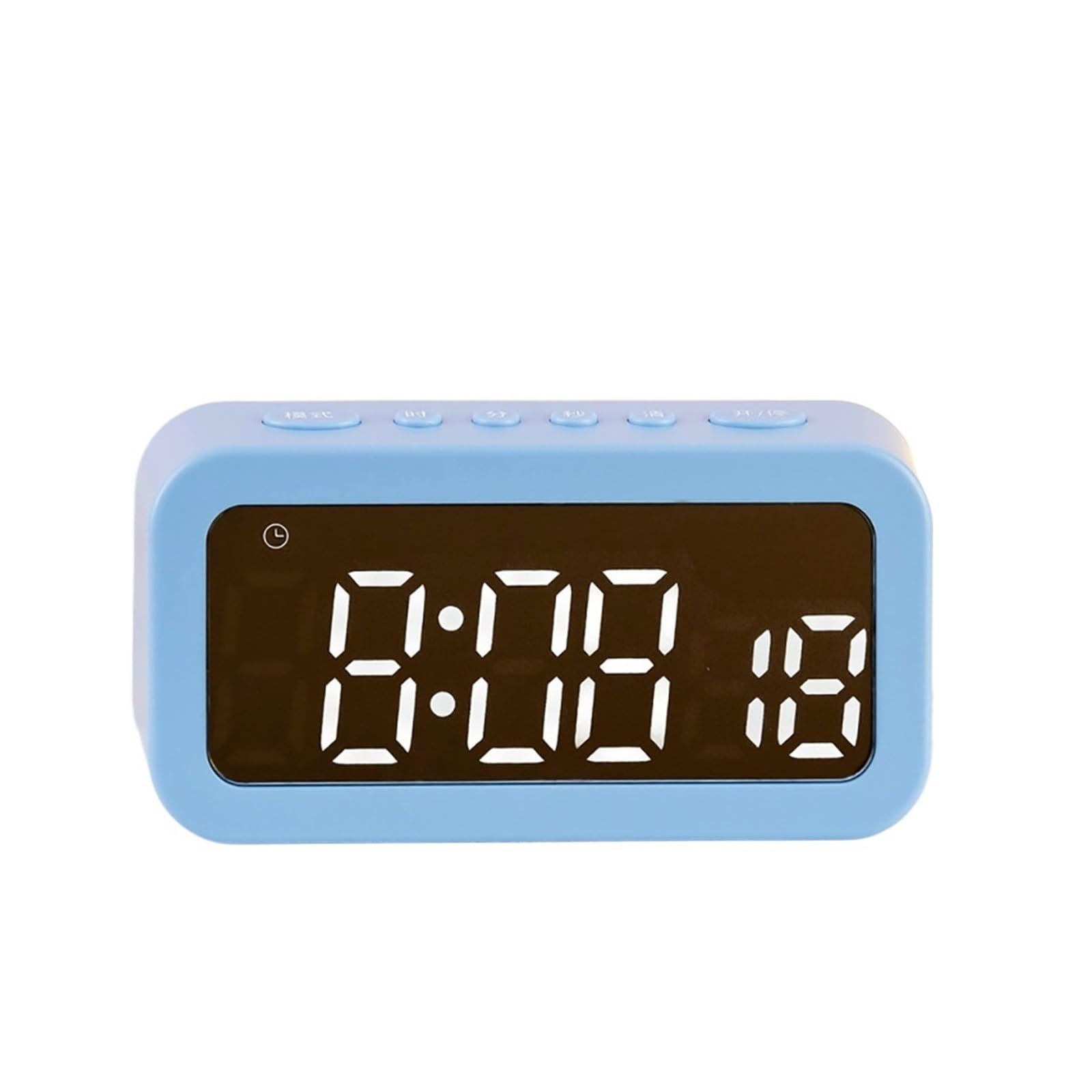 Mini LED Digital Clock Timer Mute Luminous Electronic Kitchen Student Countdown Bedside Decoration Child Reliable Efficient(Blue)