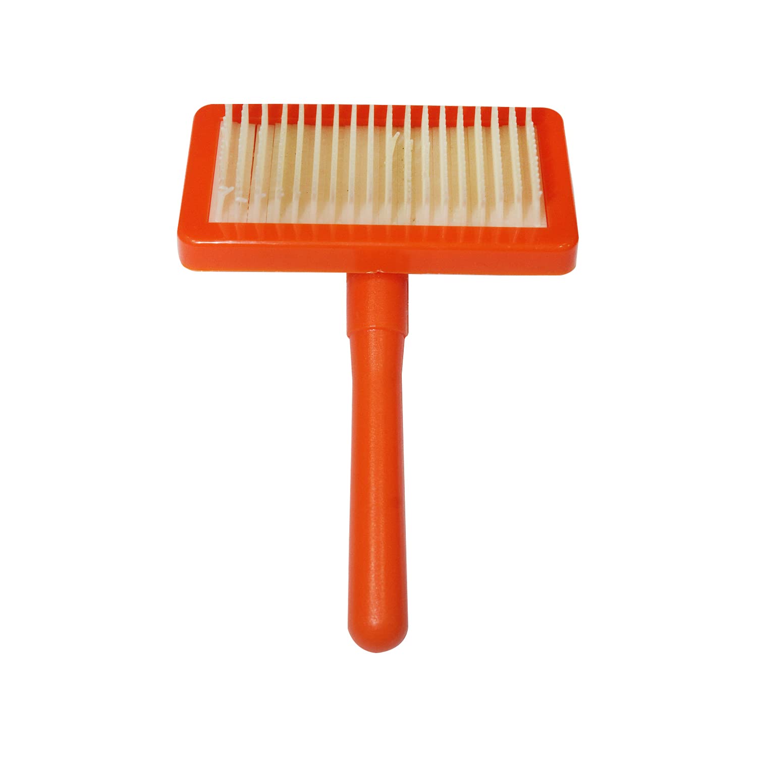 Emily Pets Dog Plastic Slicker Brush And Plastic Pins for Dogs and Cats Grooming Comb Brush (Orange Colour) (B09VH2TLPG) Amazon Price History, Amazon Price Tracker