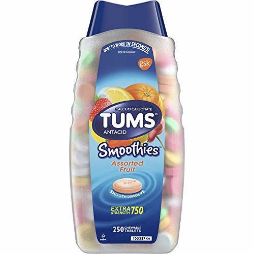 Product of Tums Smoothies Assorted Fruit Flavor Chewable Tablets, 250 ct. - [Bulk Savings]