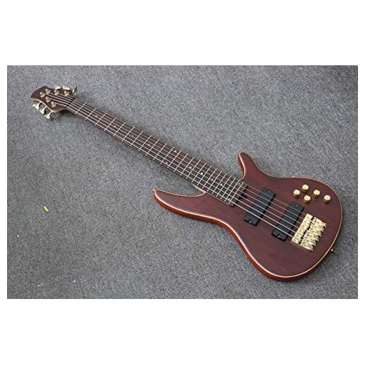 Bajo eléctrico de 6 cuerdas con cuello de arce