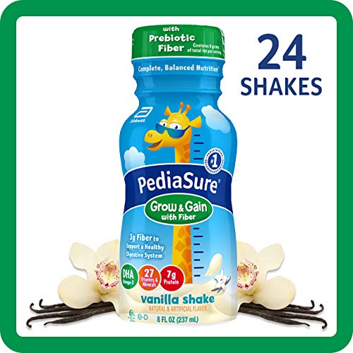 PediaSure Grow & Gain With Fiber, Kids’ Nutritional Shake, With Protein, DHA, And
