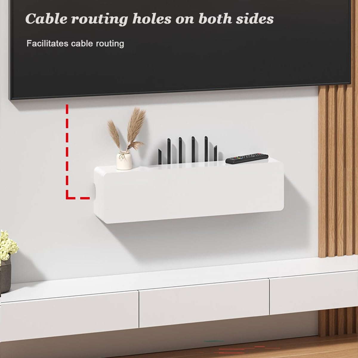 Scatola nascosta del router WiFi, design salvaspazio