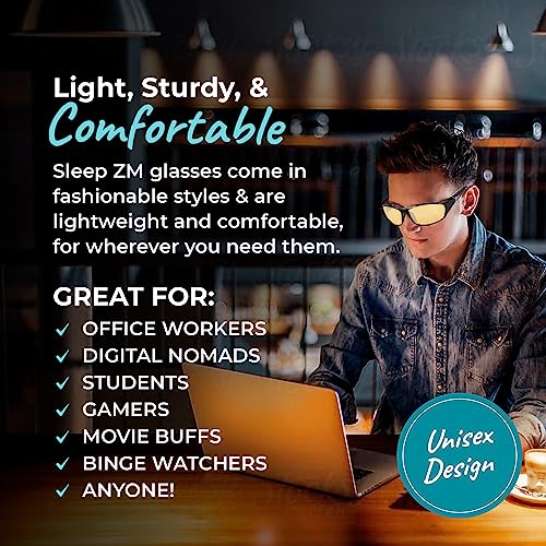 Image of Sleep ZM Sports Blue Light Glasses Indoor & Outdoor - 87% Photochromic