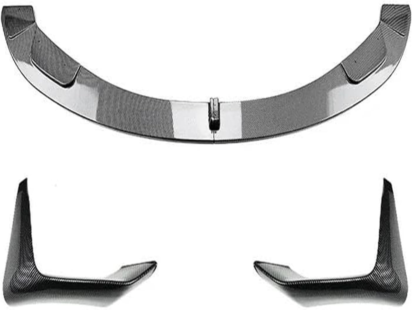 Front Bumper Diffuser For BMW 3 4 Series For M3 For M4 F80 F81 F82 F83 2013 2014 2015 2016 2017 2018 Spoiler Car Front Bumper Lip Splitter(Carbon Look Set B)