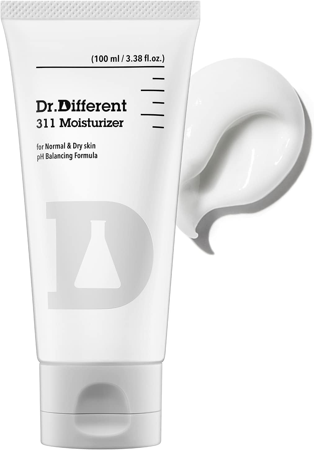 Dr.Different 311 Moisturizer Ceramide Face Moisturizer for Dry Skin, Hypoallergenic Moisturizing and Skin Barrier, Face Cream, 3.38oz