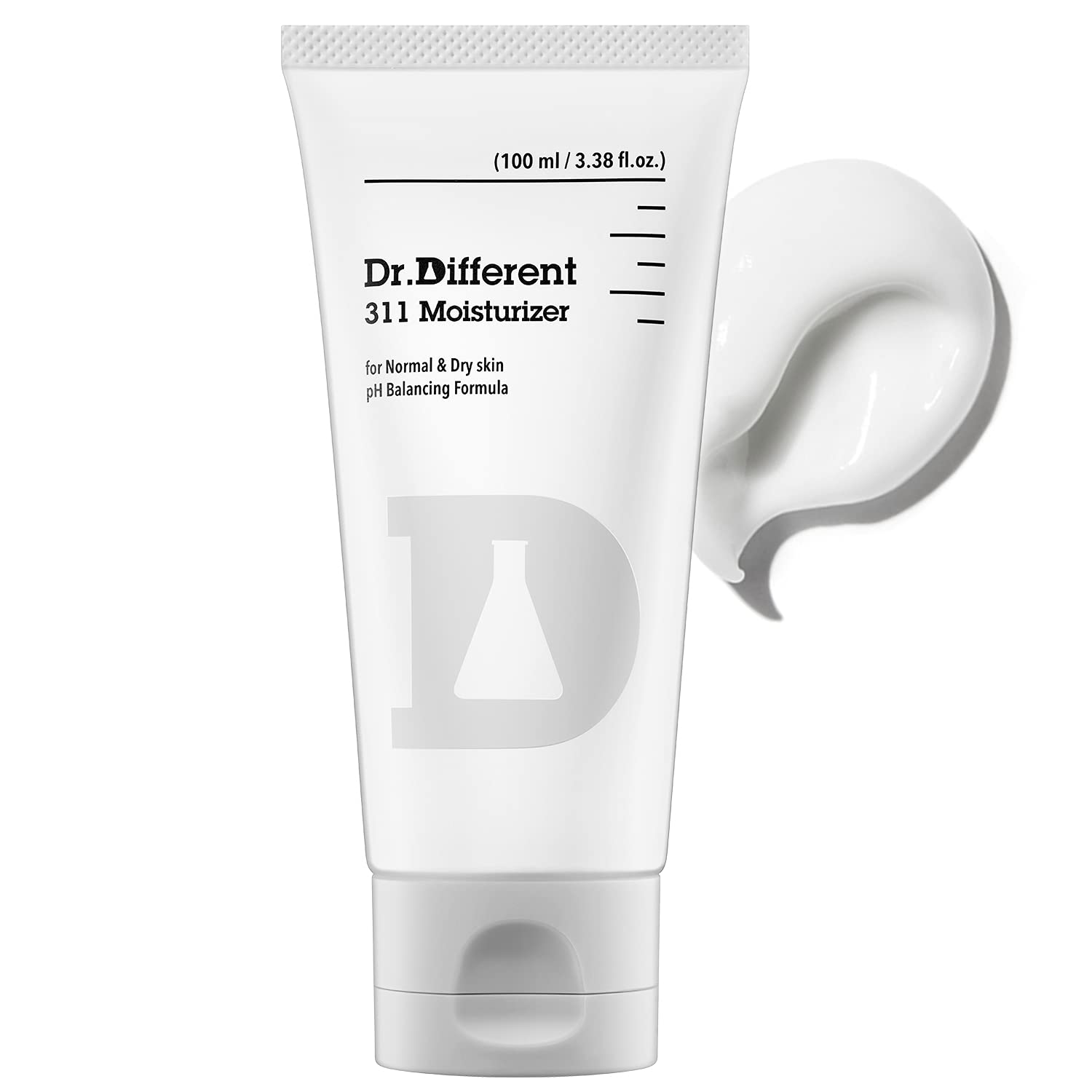 Dr.Different 311 Moisturizer - Ceramide Face Moisturizer for Dry Skin, Hypoallergenic Hydrating and Skin Barrier Facial Cream, 3.38 oz