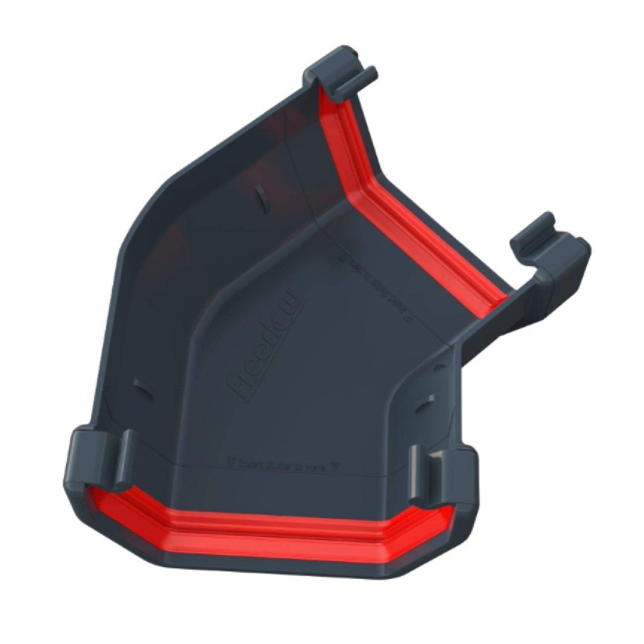 Freeflow Anthracite Grey Square Gutter 135 Degree Angle 114Mm Rain Water Systems