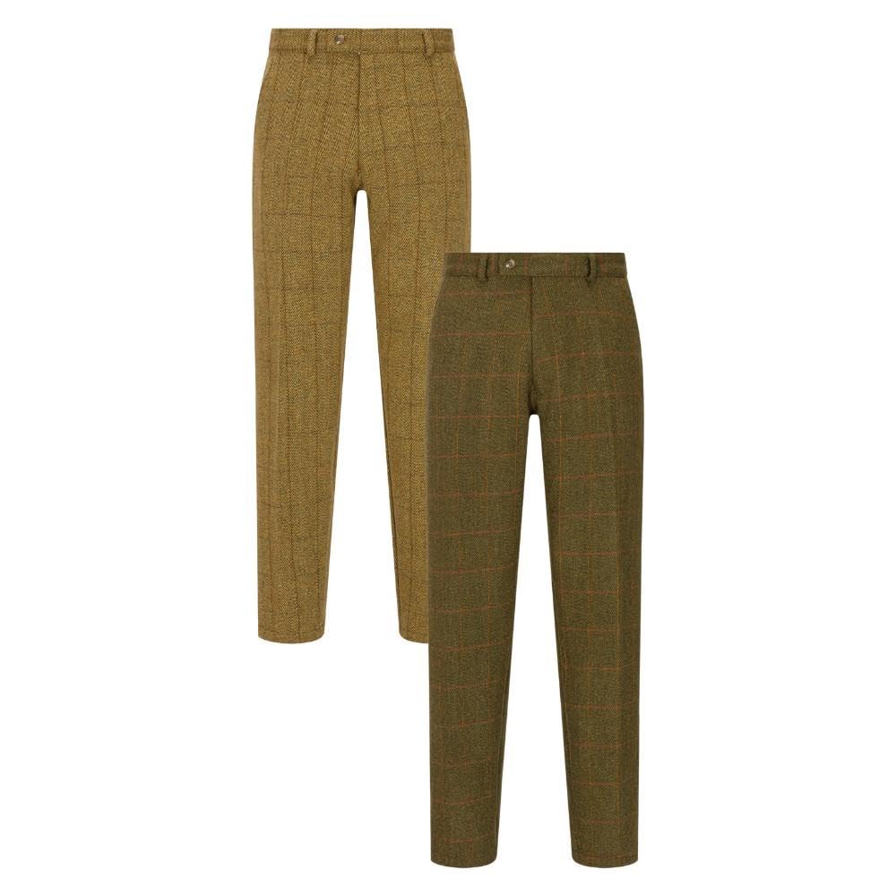 Walker and Hawkes - Pantalón de Traje Derby Tweed Leighton para Hombre