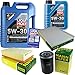 Produktbild QR-PARTS 69336658 Filter Set Inspektionspaket 6 Liter Liqui Moly Motoröl Longtime High Tech 5W-30 MANN-FILTER Innenraumfilter Luftfilter Ölfilter