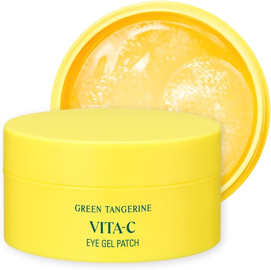 Green Tangerine Vitamin C Hydrating Eye Patch | 5 Minutes, Hydrating Gel Patch (60 Sheets)